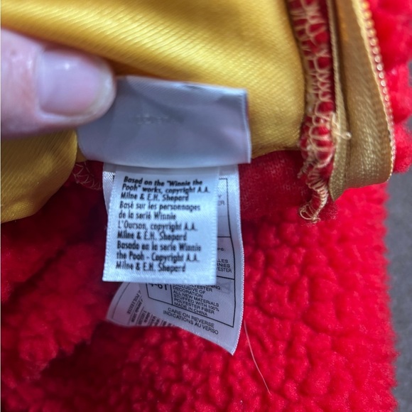 Vintage Winnie The Pooh Plush Costume Child 4-6 Disney Store Halloween Costume - Picture 4 of 10